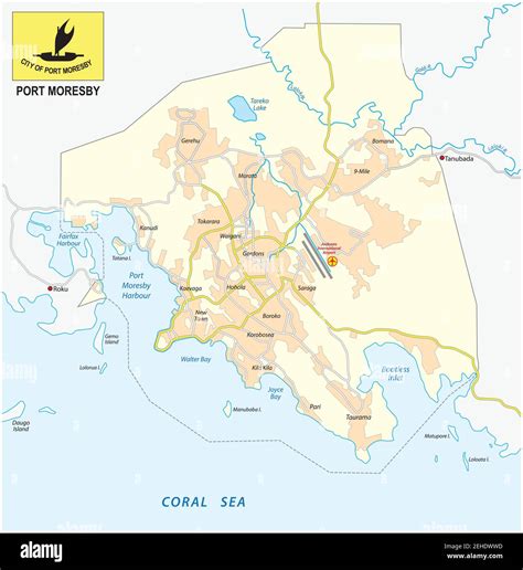 new guinea capital city|Port Moresby Map .